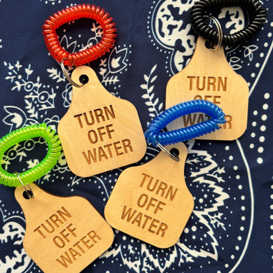 Howdy Turn Off Water Tags