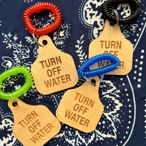 Howdy Turn Off Water Tags