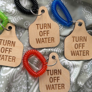 Howdy Turn Off Water Tags