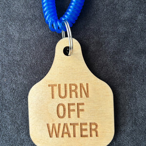 Howdy Turn Off Water Tags